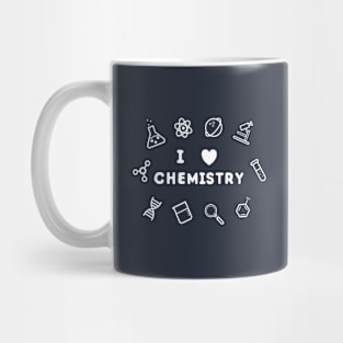 I heart  chemistry Periodic Table Mug